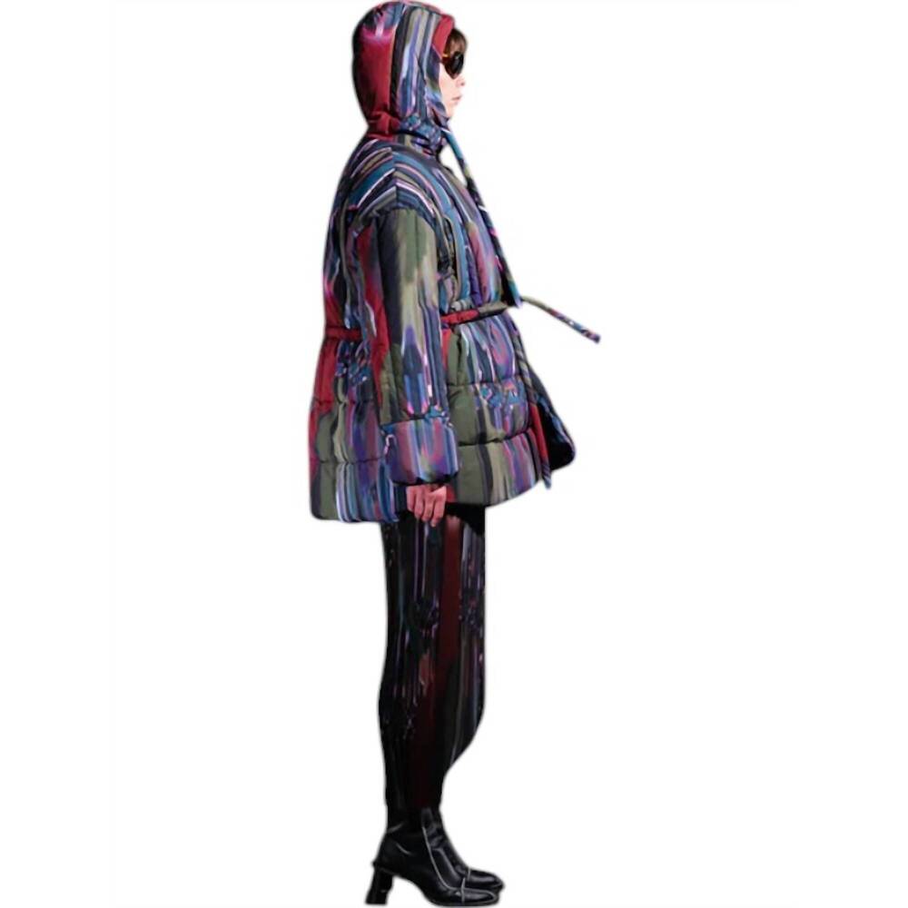 NEW HENRIK VIBSKOV puff puffer jacket in dark tetris drips - Picture 4 of 4